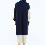 Color blocking  relax knit dress