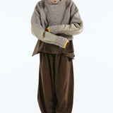 Asymmetry hem knit tops | 11月上旬お届け