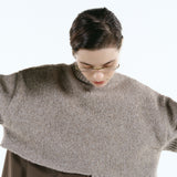 Asymmetry hem knit tops | 11月上旬お届け