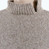Asymmetry hem knit tops | 11月上旬お届け