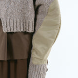 Asymmetry hem knit tops | 11月上旬お届け