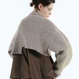 Asymmetry hem knit tops | 11月上旬お届け