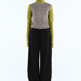 Pin tuck feels pants