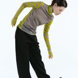 Pin tuck feels pants