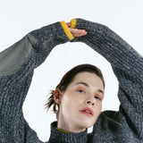 Asymmetry hem knit tops | 11月上旬お届け