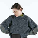 Asymmetry hem knit tops | 11月上旬お届け