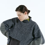Asymmetry hem knit tops | 11月上旬お届け