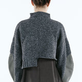 Asymmetry hem knit tops | 11月上旬お届け