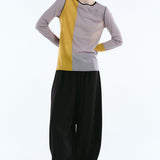 Crew neck mesh inner tops