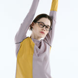 Crew neck mesh inner tops