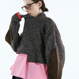 Asymmetry hem knit tops | 11月上旬お届け