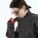 Asymmetry hem knit tops | 11月上旬お届け
